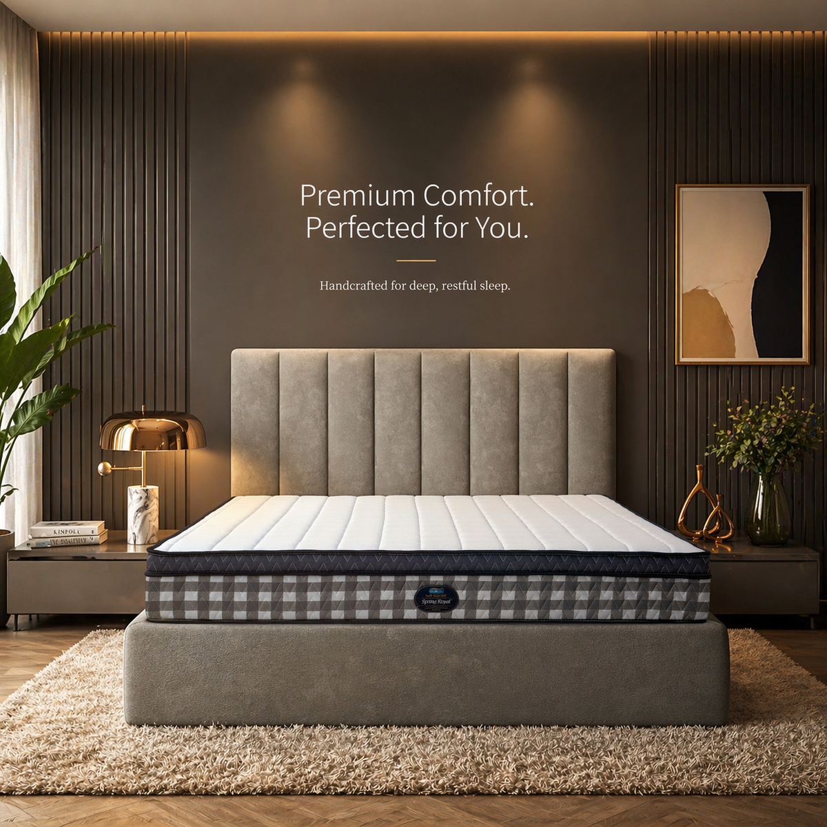 Sleepmax mattress in a premium bedroom